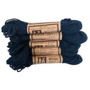 Vtg Paragon Tapestry Wool 40 yds. ART. 2100/926 Gobelin Blue ENGLAND Lot of 5
